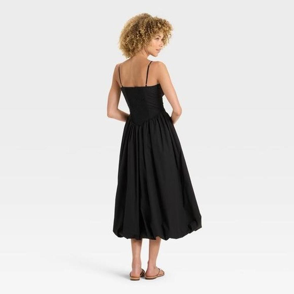 Future collective black midi dress - Picture 2 of 6